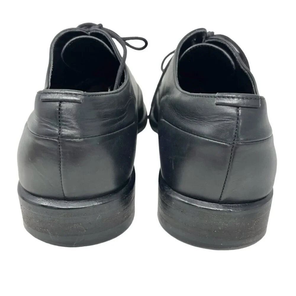 * Dior Timeless Derby Black Leather Dress Shoes Size 40.5 (US 7.5) Made in Italy